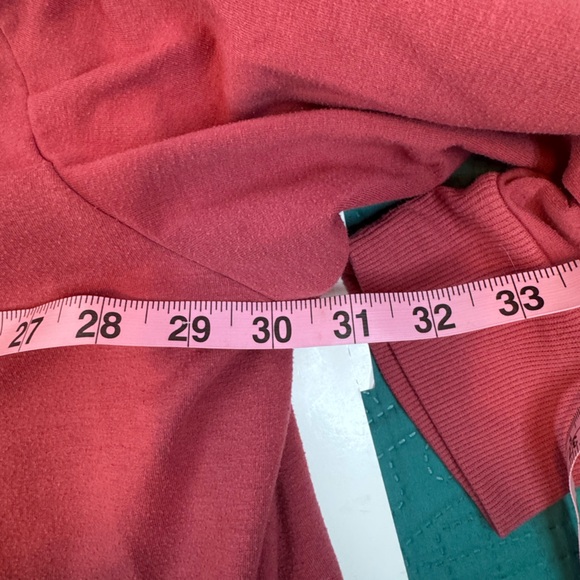 Woman Within 2X Pink Lace-Up Shift Dress Pockets 3/4 Sleeve Plus Size 26W/28W - Picture 11 of 13